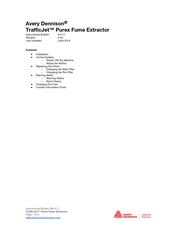 Avery Dennison TrafficJet Instructional Bulletin