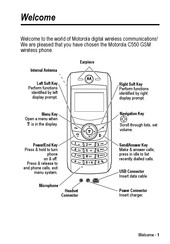 Motorola C550 Series Manual