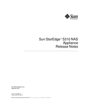 Sun Microsystems Sun StorEdge 5310 Release Notes