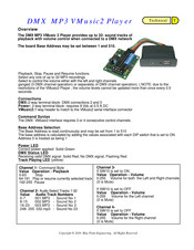 Blue point DMX MP3 VMusic2 Player Manual