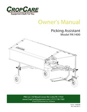PBZ CropCare PA1400 Owner's Manual