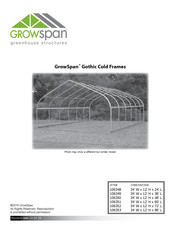 GrowSpan Gothic Cold Frame Series Manual