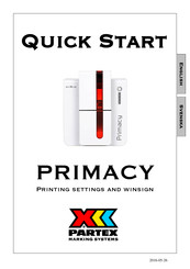 Partex Primacy Quick Start Manual