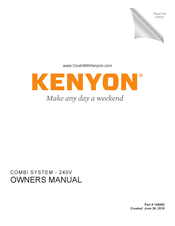Kenyon B70450 Owner's Manual