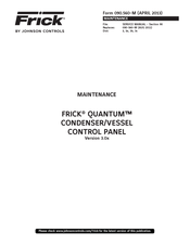 Johnson Controls Frick QUANTUM Series Maintenance Manual