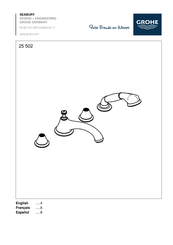 Grohe SEABURY 25 502 Manual