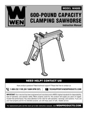 Wen WA600 Manuals | ManualsLib