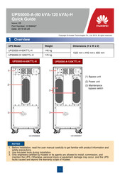 Huawei UPS5000-A-H Series Quick Manual