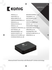 Konig CSBTRCVR110 Manual