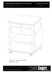 Coopers Of Stortford 10799 Instructions For Use Manual