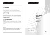 MC Crypt X-Over 85 Instruction Manual