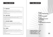 MC Crypt X-1200 Instruction Manual