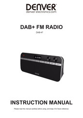 Denver Electronics DAB-47 Instruction Manual