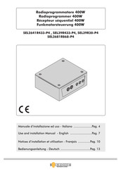 Erone SEL2641R433-P4 Use And Installation  Manual