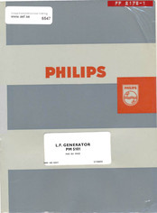 Philips PM 5101 Manual