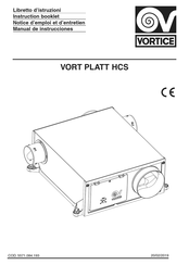 Vortice VORT PLATT HCS Instruction Booklet