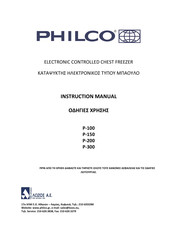 Philco P-100 Instruction Manual