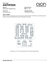 Aion Electronics ANTIPODE Manual