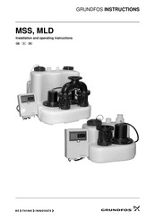 Grundfos MSS.12.1.4 Installation And Operating Instructions Manual