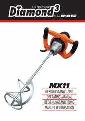 B+BTec Diamond 3 MX11 Operating Manual