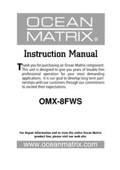 Ocean Matrix OMX-8FWS Instruction Manual