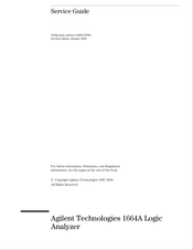 Agilent Technologies 1664A Service Manual