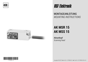 RSF Elektronik AK MSR 15 Series Mounting Instructions