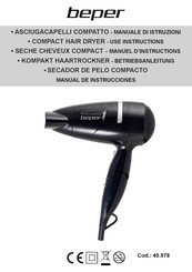 Beper 40.978 Use Instructions
