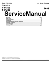Philips 29PT6441/85 Service Manual