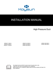 Kaysun KPDHF-140 DN3.0 Installation Manual