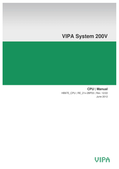 Vipa System 200V CPU 21x-2BP03 Manual