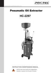 Protec HC-2297 Instruction & Maintenance Manual