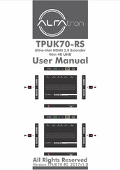 ALFAtron TPUK70-RS T User Manual