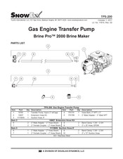 Douglas Dynamics SnowEx Brine Pro 2000 Manual