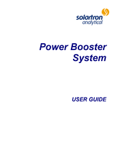 Solartron Analytical Power Booster System EXTBOOST100V3A User Manual