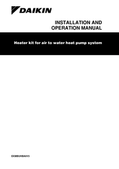Daikin EKMBUHBA6V3 Installation And Operation Manual