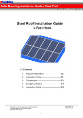 Sunking Solar L Feet Hook Installation Manual