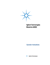 Agilent Technologies Medalist x6000 Operator Instructions Manual