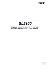 Nec SL2100 User Manual