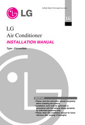 LG HV-H186BLA0 Installation Manual