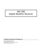Computer Automation Technology WX-200 Manual