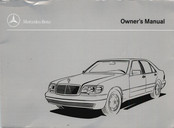 Mercedes-Benz 450 SEL 6.9 Owner's Manual