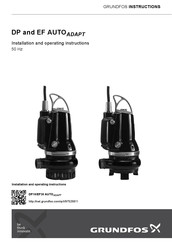 Grundfos DP AUTOADAPT Series Installation And Operating Instructions Manual