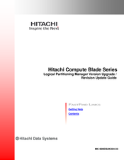 Hitachi Compute Blade 320 Update Manual