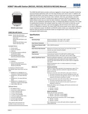 Hobo MicroRX Station RX2103 Manual