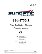 Sunoptic Technologies SSL-3736-2 Operator's Manual