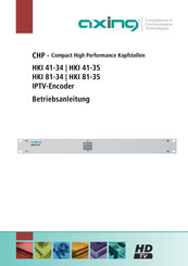 axing HKI 41-34 Operation Instructions Manual