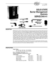 Fireye D40-5050 Manual