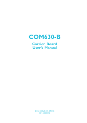 DFI COM630-B User Manual