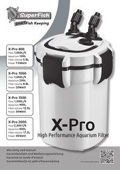 SuperFish X-Pro 2000 Warranty And Manual